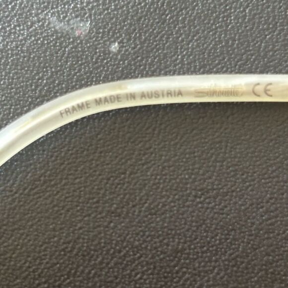 Silhouette Glasses 5278 clear frames rare classic cutout accessory y2k unisex - Picture 9 of 13